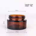 25ml skincare eyes cream glass cosmetic jar